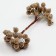 Decorative berries, gold, 7 × 6 × 7 cm, 40 berries