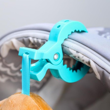 Suspension - rattle "puppy maf", teething, blue color, on a crib, stroller, crumb I-7