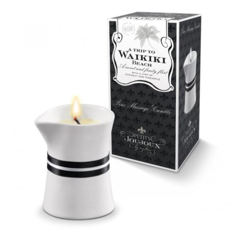 Candle - Aromamaed for massage Waikiki Beach, Pina Kolada, 120 g