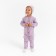 Combine Knitted Minaku, height 68-74, lavender color