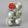 Set of balls plastic D-5.5 cm, 6 pcs "Fat of Magic" Green