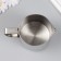 A glass of measured stainless steel 550 ml 11x13 cm