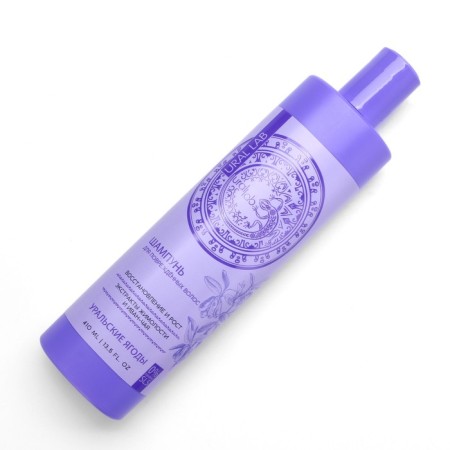 Hair shampoo, with honeysuckle extract and Ivan-one, recovery and height, 410 ml, Ural Lab-2