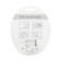 LED luminaire in a car, 3 led, chrome