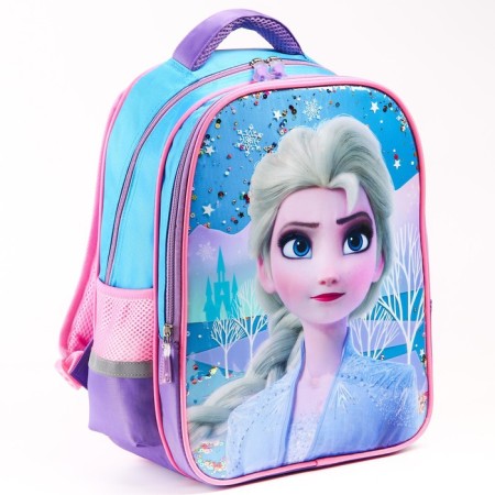 School backpack, 39 cm x 30 cm x 14 cm "Elsa", cold heart-6