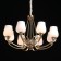 Palermo chandelier, size 80x110x80 cm, 320W 8xe27