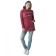 Women's tunic EVERYTHING IS Possible, size 44, burgundy color