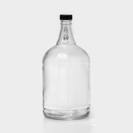 A glass bottle with a pen "Verona, 2.92 liters-3