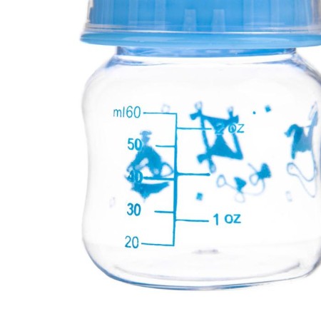 A bottle of feeding "Kutuz", classic throat, 60 ml., 0 months, MIX color-7