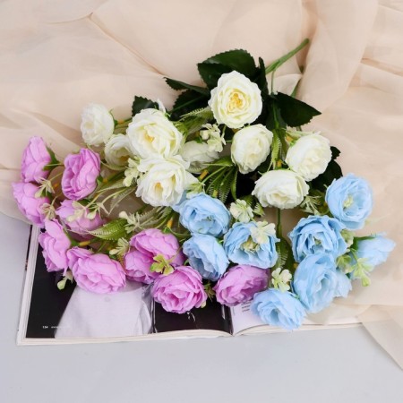 Букет "Пион Кирби" 4х33 см, микс-4