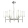 Suspended EVOLUCE lamp. Sle107303-06. Noia. 6x40 W, E14, 66x66x34 cm, Nickel color