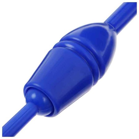 Bulava for rhythmic gymnastics inserted Grace Dance, 35 cm, blue color-5