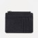 Cardholder with a section for coins, Textura, black color