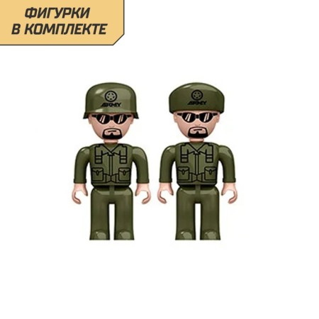 Constructor "Military Jeep", 108 parts-2