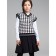 Jacquard vest for a girl, height 128 cm