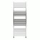 Terminus water heated towel rail "Tuscan" P23, 500x1400 mm, lower connection, chrome