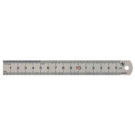 The measuring Encor 10800 line, metal, polished, 150 mm