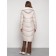 Coat insulated winter female, size 54, beige color