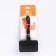 Pucrheck with self-cleaning without drops, 8.5 x 15.5 cm, black-red