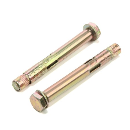 Anchor Bolt Stroybat, galvanized, 10x80 mm, 2 pcs