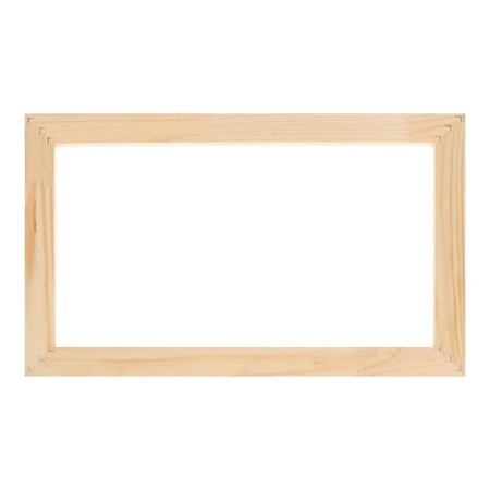 Piece for canvas Calligrata, 1.8 x 30 x 50 cm, frame width 36 mm, pine-1