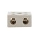 Clement ceramic screw kV 12 mm² 2 pairs of contacts with a fixing opening (50 pcs./Union) Rexant