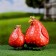 Garden figure "Strawberry chickens" 22x12cm