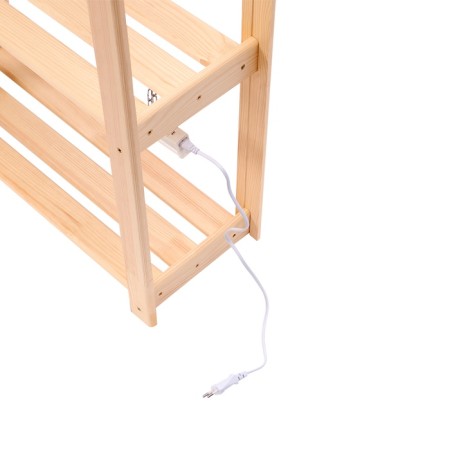 Wooden rack for seedlings with phytoswithers 73x65x24 cm-5