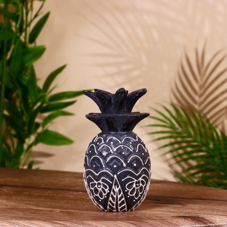 Souvenir "Pineapple" Albezia 8x8x15 cm
