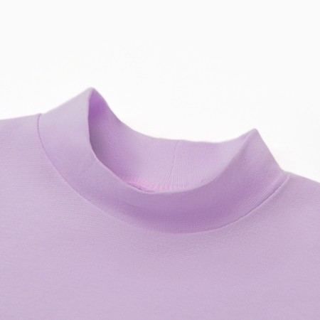 Turtleneck for girls, lilac color, height 110 cm-1