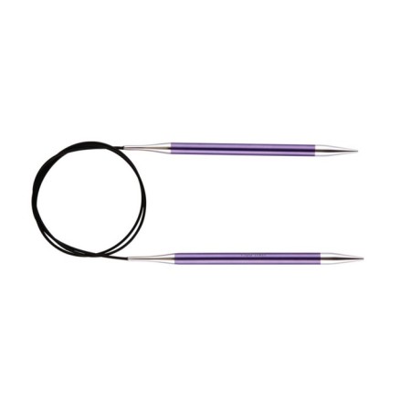 Knitting needles aluminum circular zing Knitpro, 60 cm/3.75 mm 47098