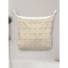 Organizer in a bath on suction caravan of gifts, for storing toys and trifles, size 33x39 cm