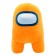 Plush toy-maker Among us Super-furry, 40 cm, orange