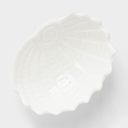 Ceramic "shell", 9 × 7 × 3 cm, white color-2