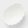 Ceramic "shell", 9 × 7 × 3 cm, white color