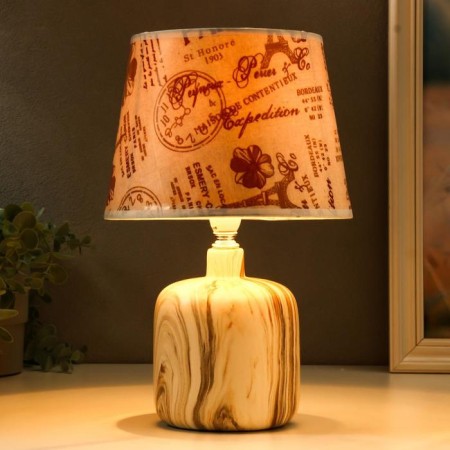 Latona table "Latona" 1x40W E14 beige 20x20x33 cm Risalux-1