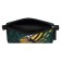 Penal soft, 1 department, 85 x 200 x 65 mm, voluminous, Phoenix "sneakers" black/green 65246