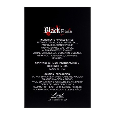 Women's toilet water Black Rose (based on Paco Rabanne Black XS), 90 ml-4
