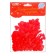 Decorative hearts, set 200 pcs., 1 cm, red color