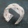 Ring for the napkin "Spit", 5 × 3 cm, silver color