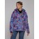 Ski jacket female winter, size 42, blue color