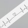Tattoo on the body Black "Bracelet. Hearty" 20x3 cm