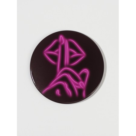 Mirror (1) b/took GRL PWR D7cm Metal/Paper Lips PVC/Box QF-1