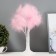 Nightlight "feathers" LED pink 17x18x35 cm