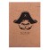 Notebook A5, Pirate, 80 sheets in a cage, a solid cover, glossy lamination