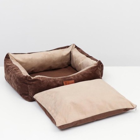 A lying down with a removable cover, furniture fabric, foam rubber, 45 x 35 x 13 cm-6