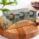 A set of jam with pine cones “Graphics”: with lingonberries, classic, with pears, 90 g (3 pcs. X 30 g).