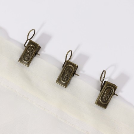 Close for curtains, 32 × 11 mm, 20 pcs, bronze color-1