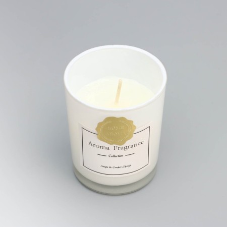 Aromatic candle "Aroma Candle", white tea, white, 5.5x6.5 cm-2