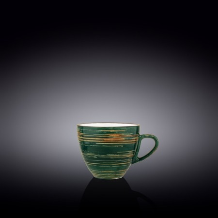 Wilmax England Spiral cup, 190 ml, green color